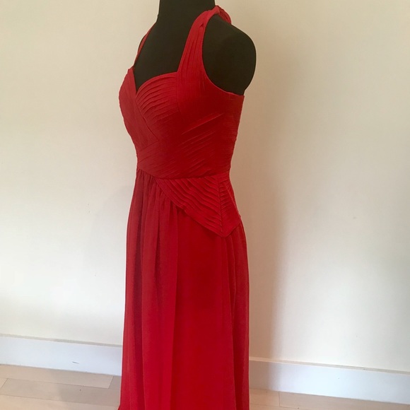 BCBGMaxAzria Red Selene Gown / Dress - Picture 4 of 7